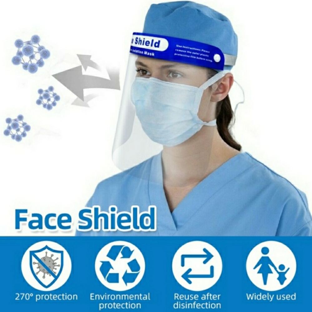 NEW Face Shield Protection Reusable
